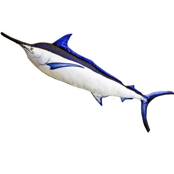 Viva Gaby Fish Pillow Black Marlin 118cm 3 Viva Gaby Fish Pillow Black Marlin 118cm