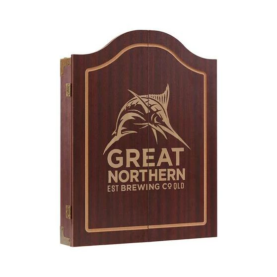 The Great Northern Brewing Co. Great Northern Dartboard And Cabinet Set 3 The Great Northern Brewing Co. Great Northern Dartboard And Cabinet Set