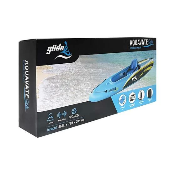 Glide Aquavate Solo Inflatable Kayak - 1P 3 Glide Aquavate Solo Inflatable Kayak - 1P