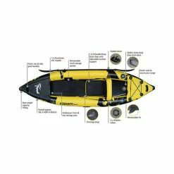 Glide Aquavate Sport Inflatable Kayak - 1P -Spear Fishing Gear Shop BCF 643073 08 hi res